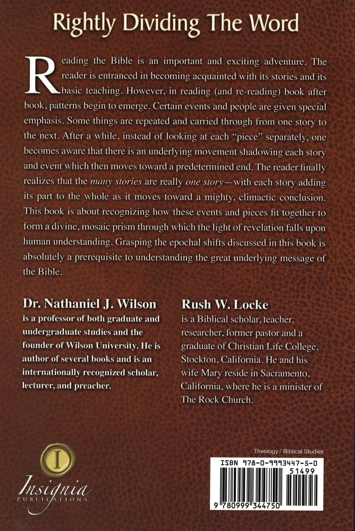 Rightly Dividing the Word - Nathaniel J. Wilson (Paperback)