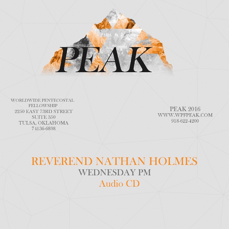 2016 PEAK Rev. Nathan Holmes (CD)