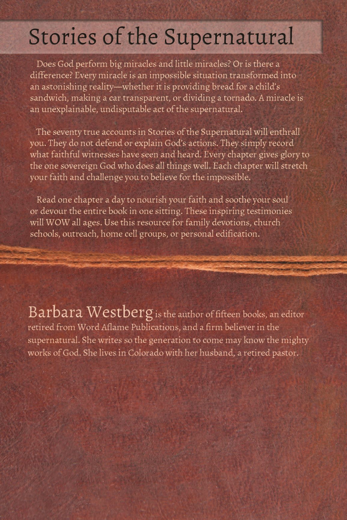 Stories of the Supernatural - Barbara Westberg