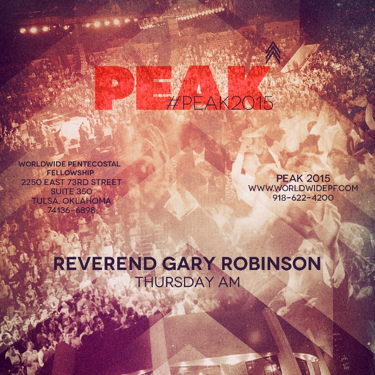 2015 PEAK Rev. Gary Robinson (CD)