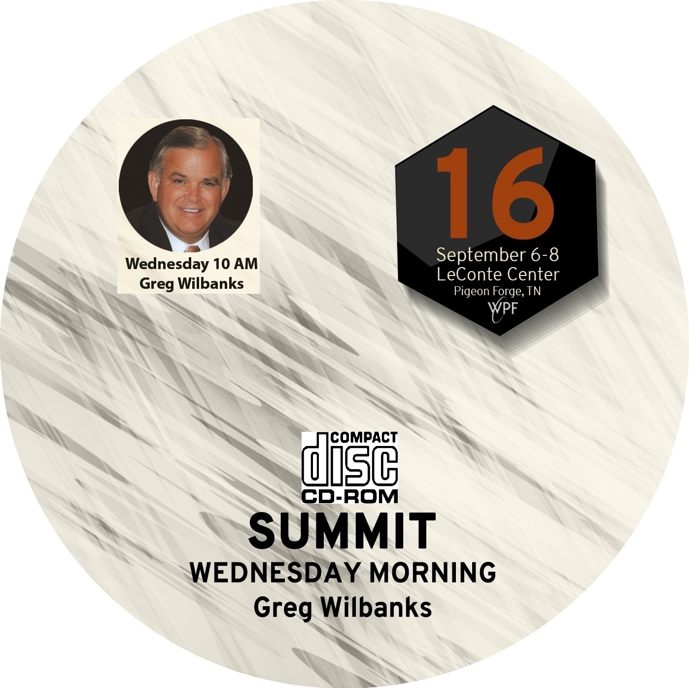 2016 Summit Rev. Greg Wilbanks (CD)