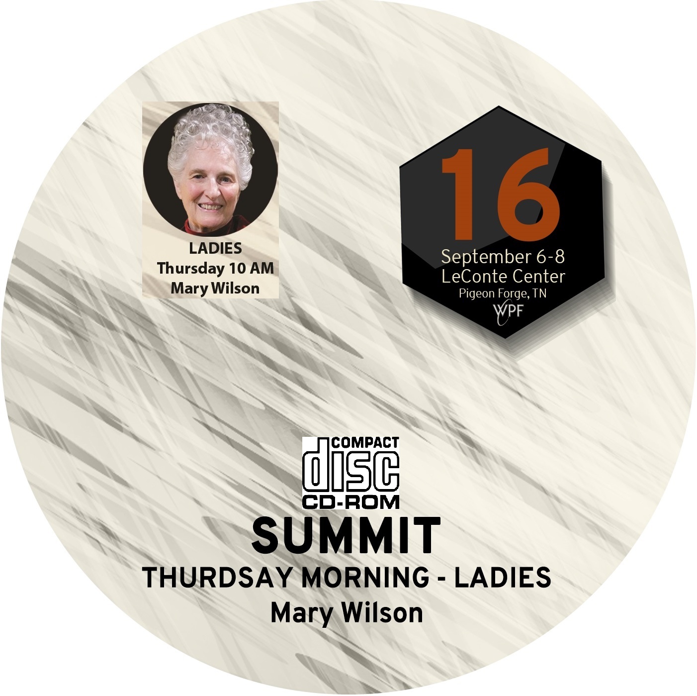 2016 Summit Sis. Mary Wilson (CD)