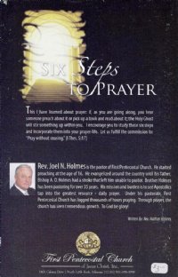 Six Steps to Prayer - Bishop Joel Holmes