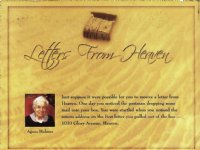 Letters From Heaven - Sister Agnes Holmes