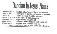 Understanding Baptism and Godhead Card