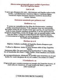 Salvation Card/Tract (Spanish)