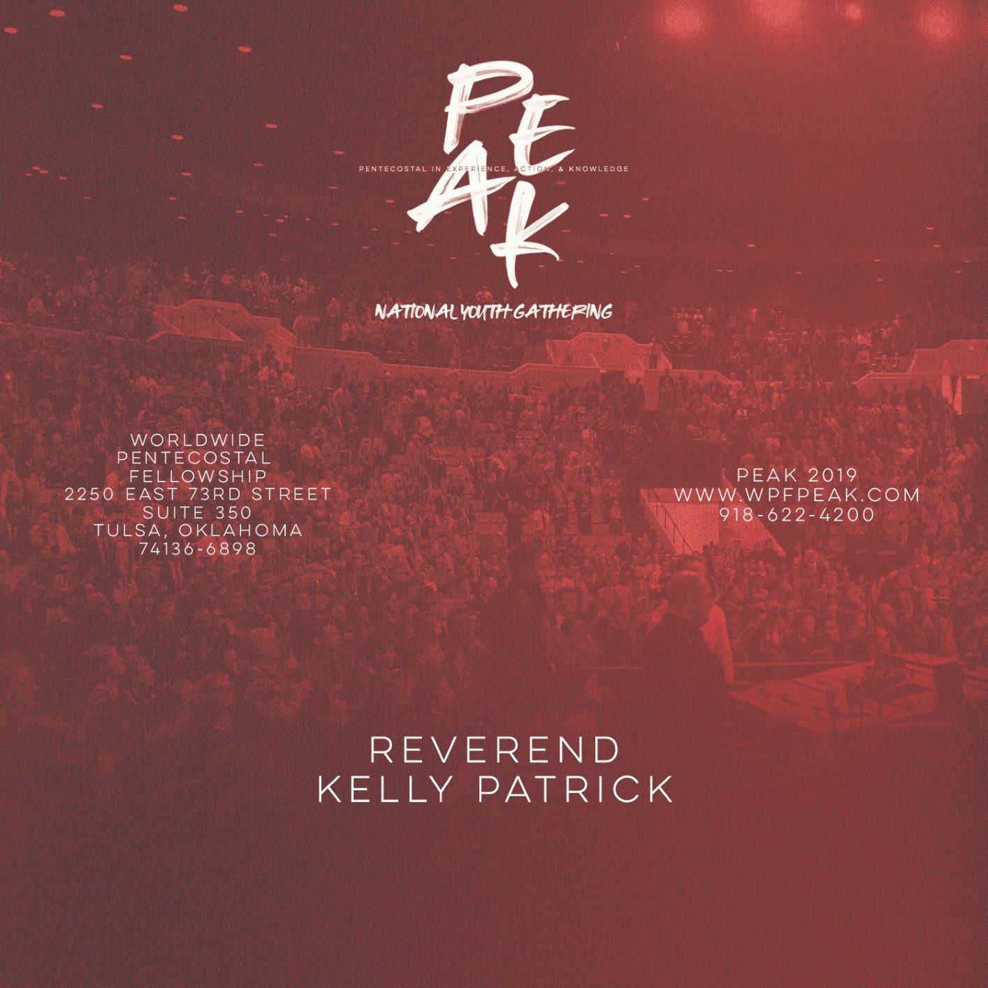 2019 PEAK Rev. Kelly Patrick (CD)
