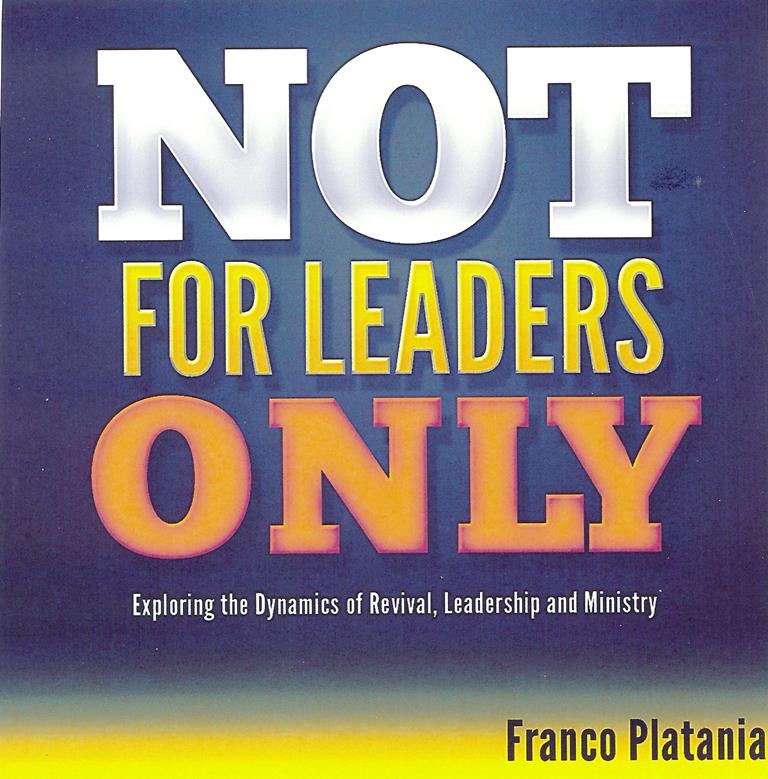 NOT for Leaders ONLY - Franco Platania (Audio book CD)