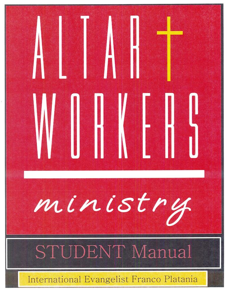 Leadership Series: Altar Workers (Student manual)