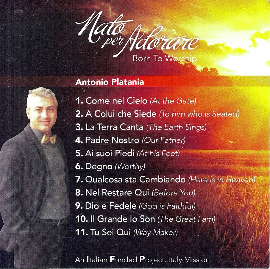Born To Worship (Music CD) - Antonio Platania