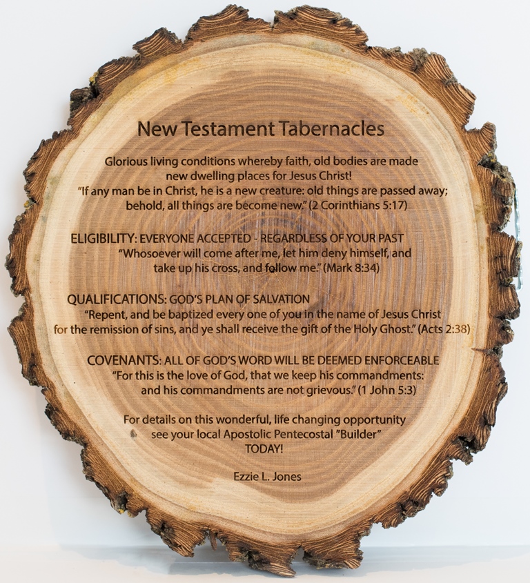 New Testament Tabernacles - Ezzie Jones