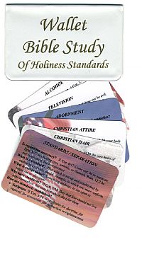 Wallet Bible Study of Holiness Standards - Billy Hutson