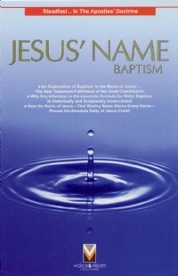 Jesus' Name Baptism - Talmadge French (pamphlet)