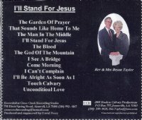I'll Stand For Jesus - Myrna Loy Taylor